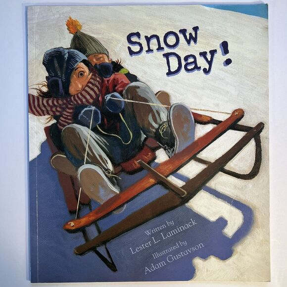 Set of 2 Childrens Winter Storybooks Snow Day and Snowmen All Year Paperback - Picture 2 of 9